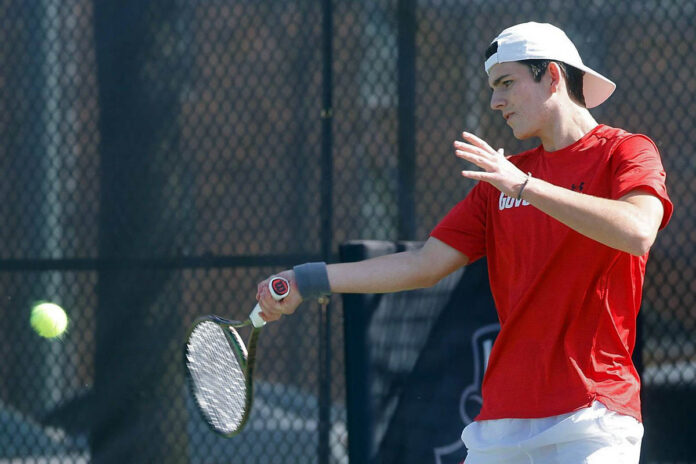 Austin Peay State University Men's Tennis continues ASUN Action Against Royals. (Robert Smith, APSU Sports Information)