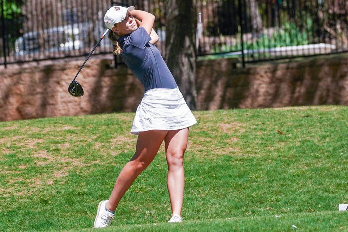 Austin Peay State University Women's Golf Tied for Fourth After 18 Holes at Any Given Tuesday Intercollegiate. (Casey Crigger, APSU Sports Information)