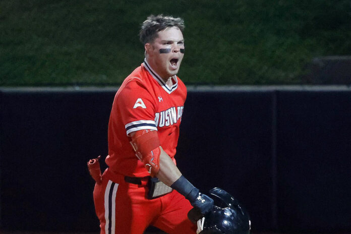 No Gray Zone: Clayton Gray’s Eighth-Inning Homer Delivers Austin Peay State University Baseball Win. (APSU Sports Information)