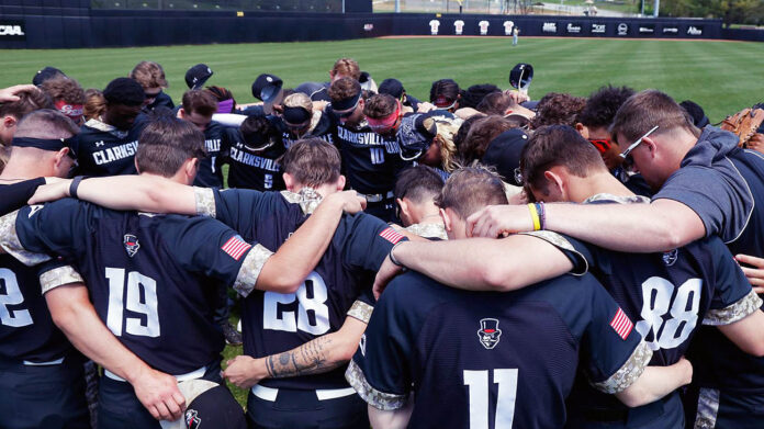 Austin Peay State University Baseball Makes Season's First Florida Trip Battling for ASUN Lead. (Robert Smith, APSU Sports Information)