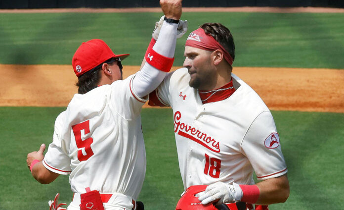 Austin Peay State University Baseball Moves to Second Place in ASUN With Sweep of Eastern Kentucky. (APSU Sports Information)