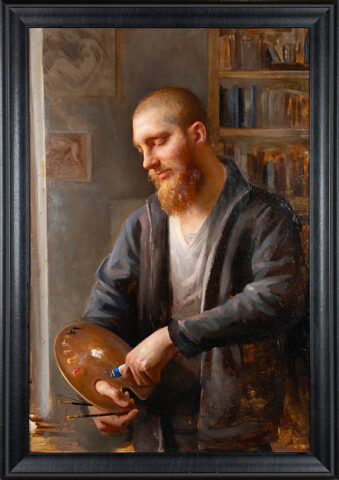 The Painter, 2022, Oil, Juliette Aristides.