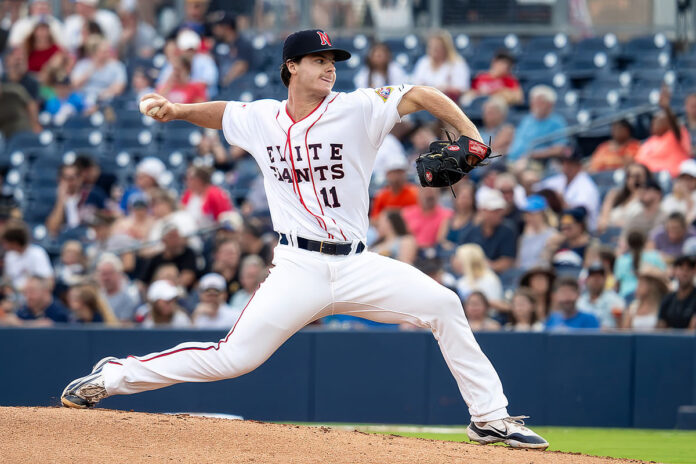 Logan Henderson, Criag Yoho make Triple-A debut in Elite Giants loss to Indianapolis Indians. (Nashville Sounds)