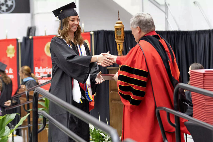 Fifteen Austin Peay State University Governors have degrees conferred at Summer 2024 Commencement. (APSU Sports Information)